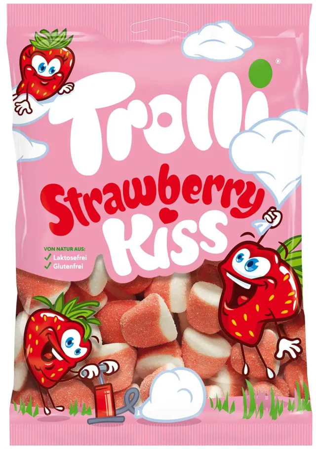 Bombone gumene Trolli Kiss 100g ROX-BG