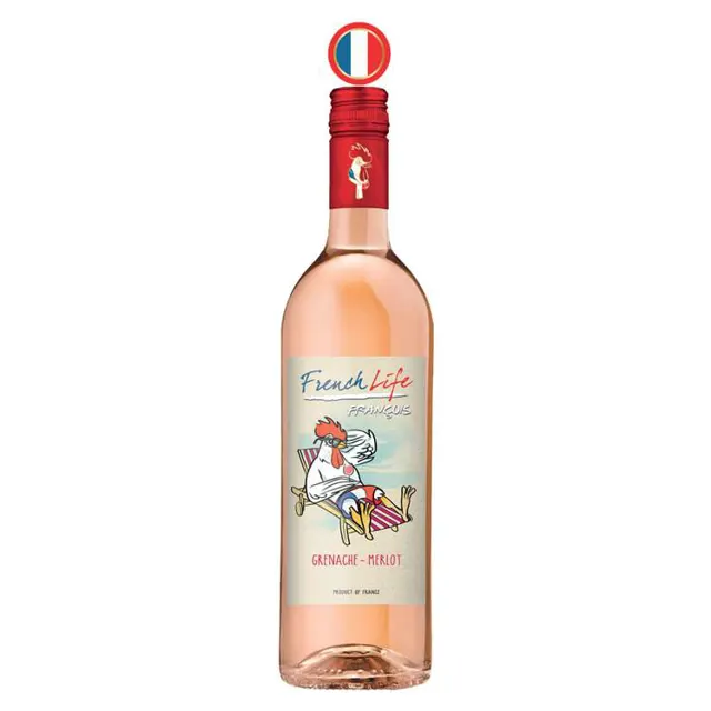 VINO FRENCH L GRENACHE MERLOT 0,75L LES GRANDS CHAIS DE FRANCE