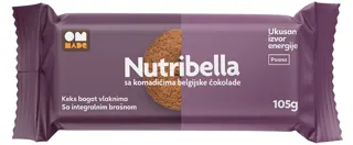 OM MADE Nutribella keks kom.bel.čok.105g