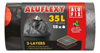 KESE ZA SMEĆE FLEXY 35L 15/1 ALUFIX