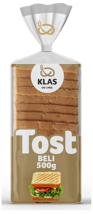 HLEB KLAS TOST CRNI 500G
