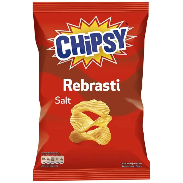 CHIPSY REBRASTI SLANI 150g CHIPSY