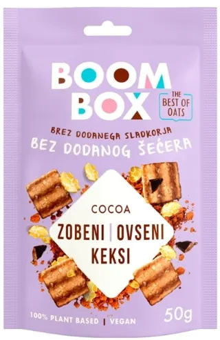 Keks ovseni kakao Boom Box 50g