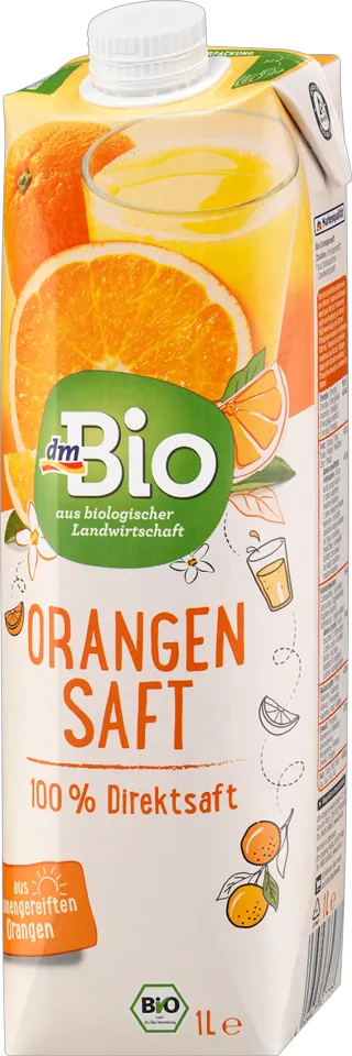 dmBio sok od pomorandže 1l