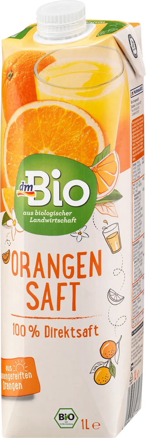 dmBio sok od pomorandže 1l dmBio