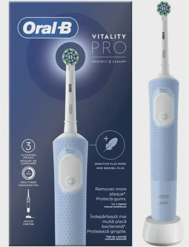 EL.ČETKICA ZA ZUBE VITALITY PRO BLUE ORAL B P&G ORAL B
