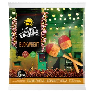 TORTILJA BUCKWHEAT MEXICANA 390G
