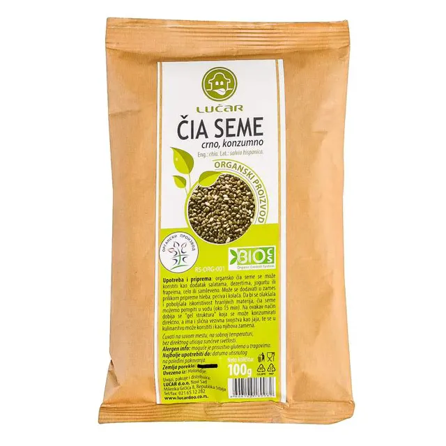 Cia crna organik Lucar 100g Lucar