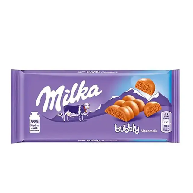 cokolada milka bubbly milk 90gr d way MILKA