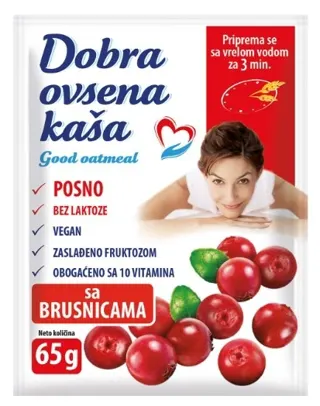 DOBRA OVSENA KASA BRUSNICA 60GR