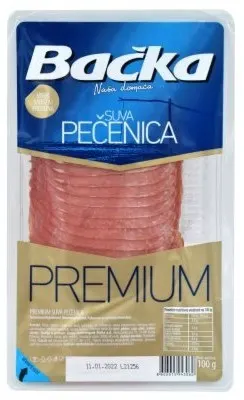 PEČENICA SUVA PREMIUM SLAJS BAČKA 100G BAČKA