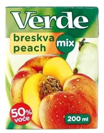 SOK VERDE BRESKVA I JABUKA 200ML VERDE