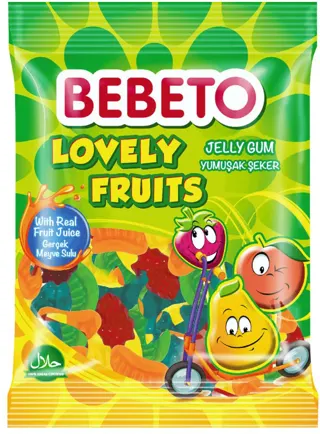 Bombone gumena Love Fruits Bebeto 80g