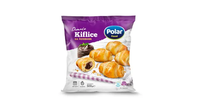 DOMAĆE KIFLICE SA KREMOM POSNE 500GR POLAR FOOD POLAR