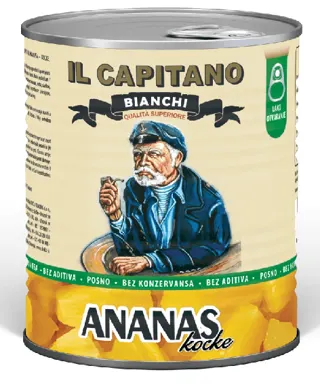 KOMPOT ANANAS KOCKA 850ml IL CAPITANO