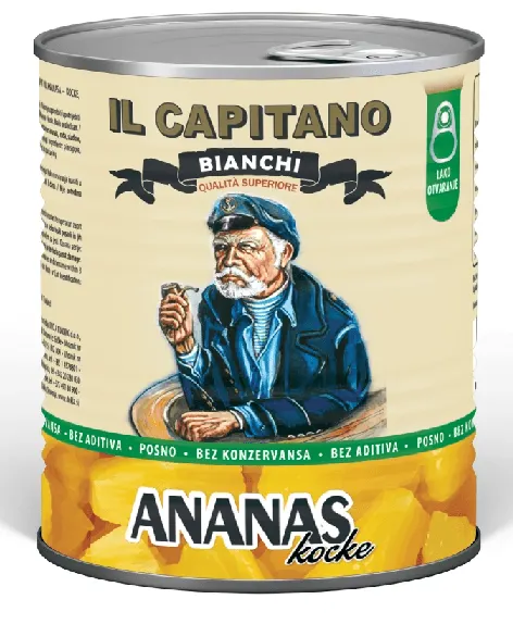 KOMPOT ANANAS KOCKA 850ml IL CAPITANO DUCLA TRADING