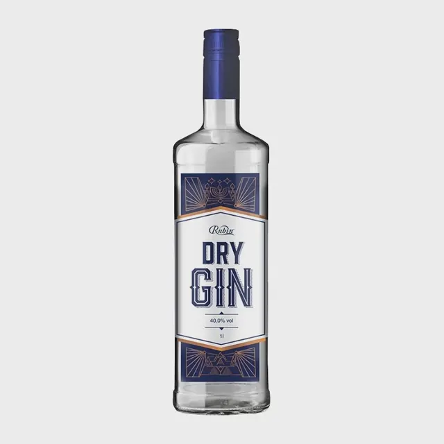 Dzin Dry 1/1 40% Rubin 1 l RUBIN EXPORT-IMPORT