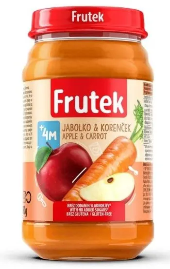 KASICA SARGAREPA JABUKA 190g FRUTEK FRUCTAL
