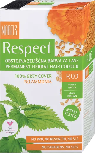 Respect boja za kosu 03 tamno smeđa