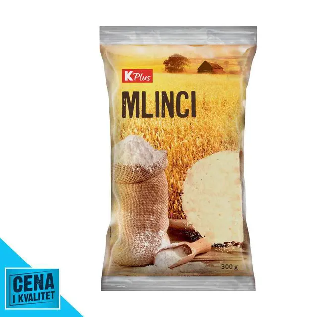 TESTENINA MLINCI 250G K PLUS K PLUS