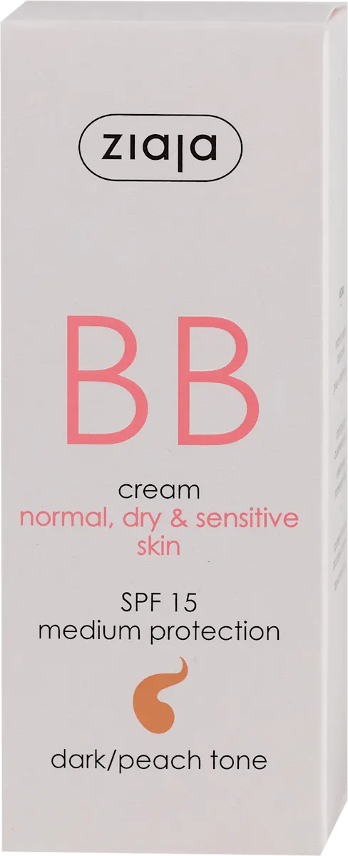 ziaja BB cream SPF 15 dark/peach to.50ml ziaja