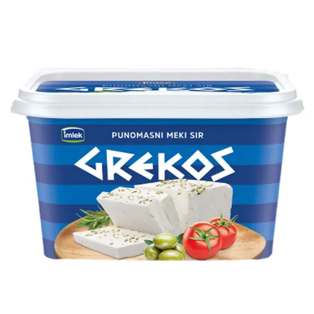 Sir Grekos punomas.meki beli 45%mm 500g Grekos