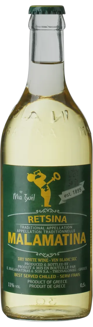 VINO MALAMATINA RETSINA 0.5L
