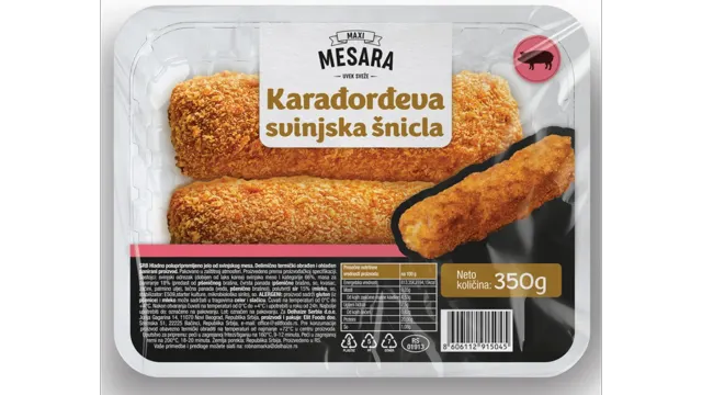 Karadjordjeva snicla Maxi 350g MAP