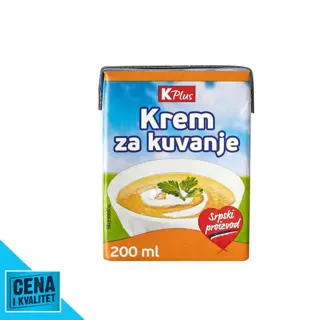 KREM ZA KUVANJE 200ML K PLUS