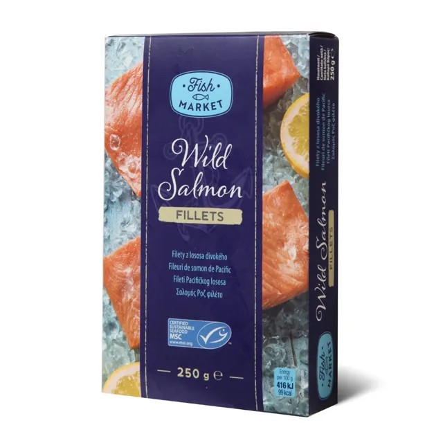 Smrz.divlji losos Fish Market 250g MSC Fish market