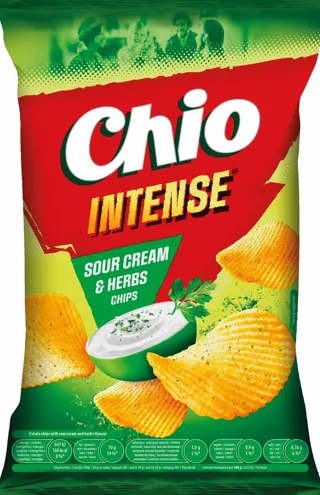 CHIO CHIPS INTENSE SOCREAM'n'HERBS 120g