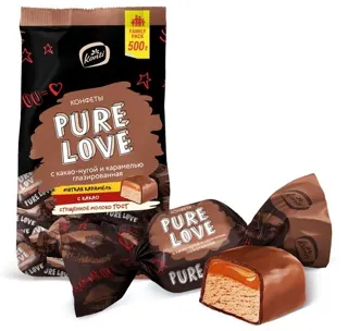 PURE LOVE NUGAT I KARAMELA 500g