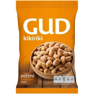 KIKIRIKI PECENI SLANI 80G GUD