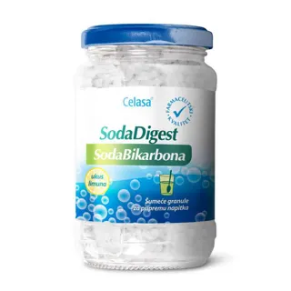 SODA BIKARBONA ŠUMEĆE GRANULE 100GR CELASA