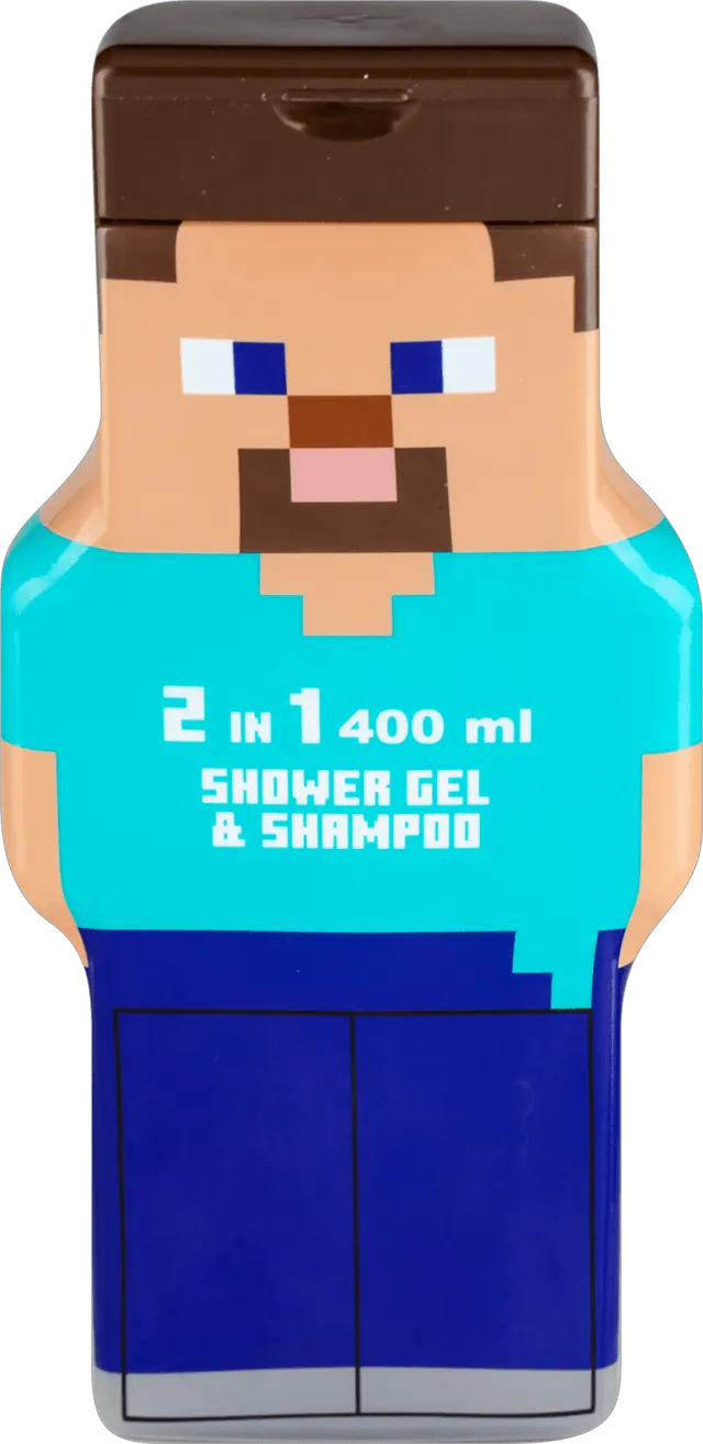 MINECRAFT 2u1 gel/tuš i šampon 400ml Disney