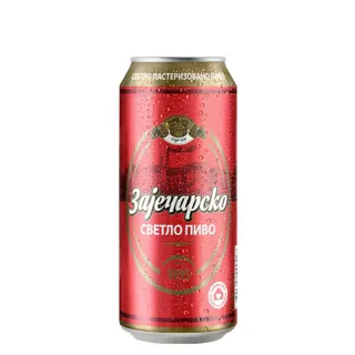 Pivo Zajecarsko limenka 0.5l