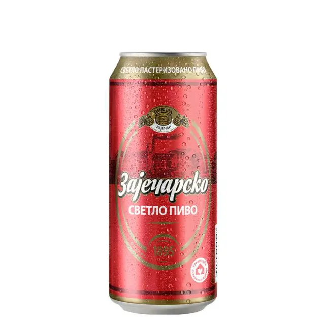 Pivo Zajecarsko limenka 0.5l Zajecarsko