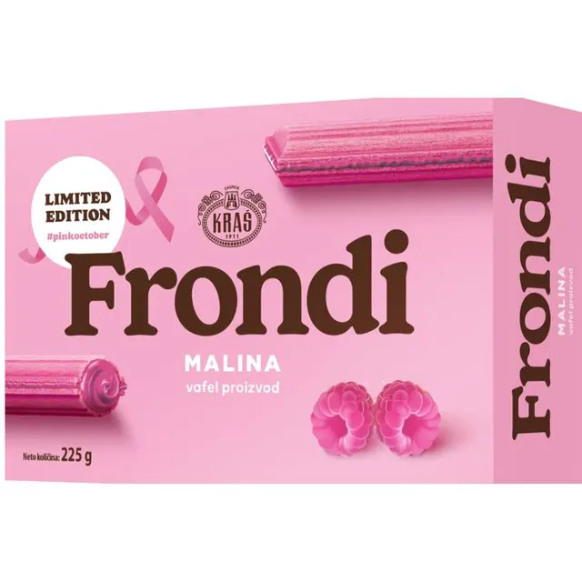 KEKS FRONDI VAFEL MALINA 225gr FRONDI