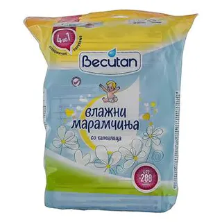 Vlazne maramice Baby Becutan 4x72kom