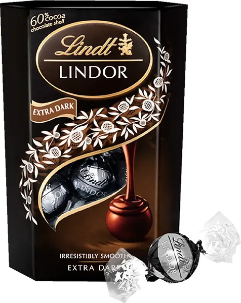 DESERT LINDOR KORNET EXTRA DARK CHOCOLATE 200gr INKOFOODS
