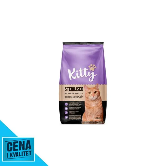 KROKETI ZA STERIL MAČKE 2KG KITTY KITTY