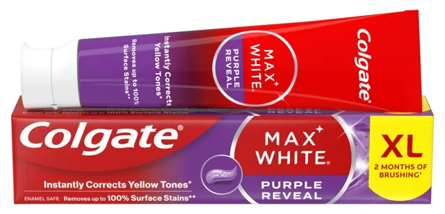 Pasta Max White Purple Colgate 125ml Colgate