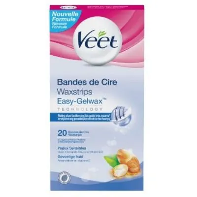 Veet EXP. trake/depil. nogu SENSIT. 20/1 20 kom Veet