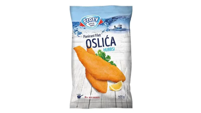 Smrz.panirani fileti oslica Frozy 400g Frozy