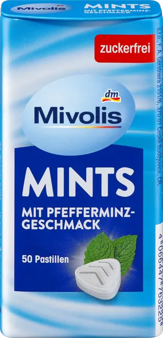 Mivolis tvrde bombone pepermint 35g
