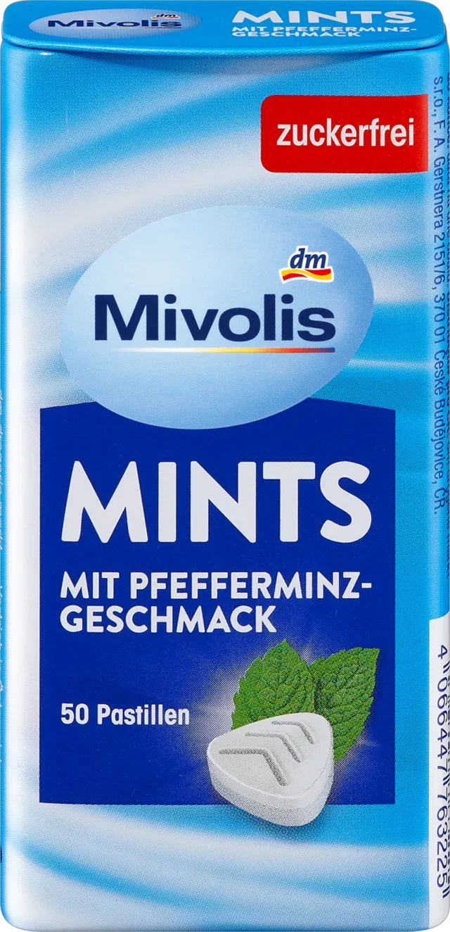 Mivolis tvrde bombone pepermint 35g Mivolis