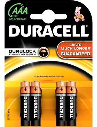 baterija duracell basic AAA 4kom duralock nelt