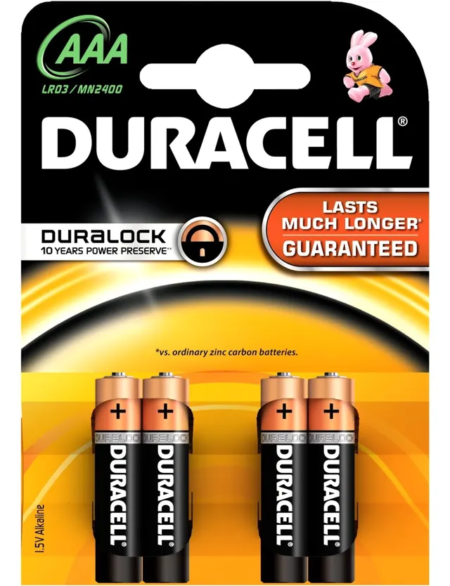 baterija duracell basic AAA 4kom duralock nelt Baterija