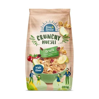MUSLI CRUNCHY VOĆNI 350G RISE&SMILE