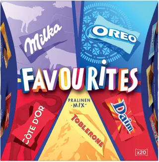 PRALINE MILKA FAVOURITES MIX 159G
